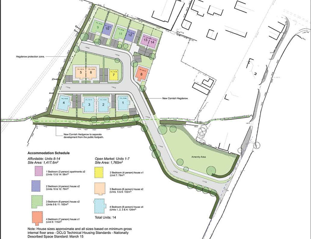 Lot: 153 - LARGE DEVELOPMENT SITE WITH PLANNING FOR FOURTEEN DWELLINGS - 